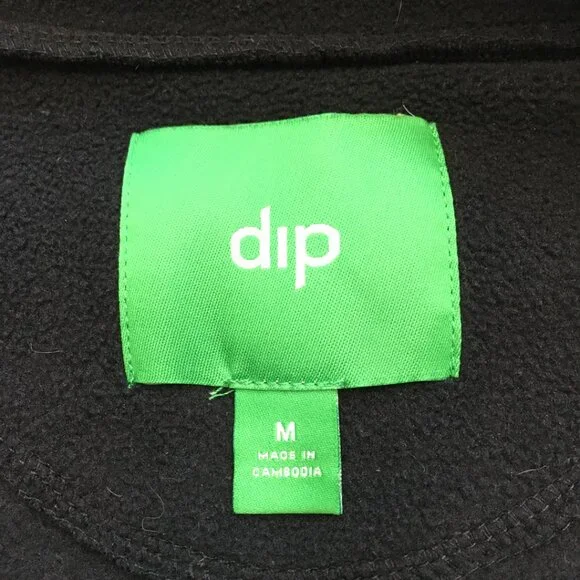 Dip Women's Black Fleece Vest Size M - Picture 5 of 9